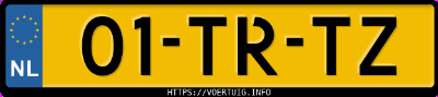 Kenteken afbeelding van 01TRTZ, zwarte Volvo C70 2.4i