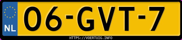 Kenteken afbeelding van 06GVT7, grijze Volvo V70 2.0