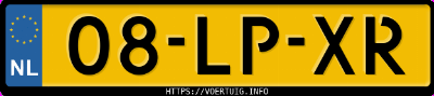 Kenteken afbeelding van 08LPXR, groene Volvo S40 1.8