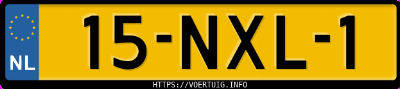Kenteken afbeelding van 15NXL1, grijze Volvo XC90