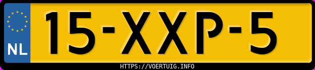 Kenteken afbeelding van 15XXP5, bruine Volvo V70 D3