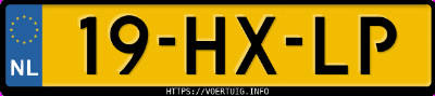 Kenteken afbeelding van 19HXLP, grijze Volvo S60 2.4