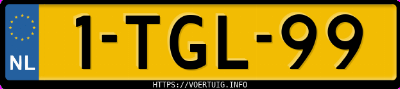 Kenteken afbeelding van 1TGL99, grijze Volvo V40 T4