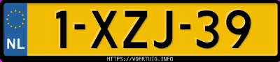Kenteken afbeelding van 1XZJ39, grijze Volvo XC70 T6 Awd