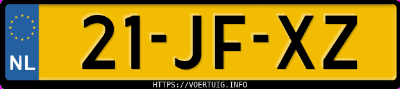 Kenteken afbeelding van 21JFXZ, zwarte Volvo V70 2.4