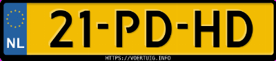 Kenteken afbeelding van 21PDHD, beige Volvo XC70 2.5t Awd