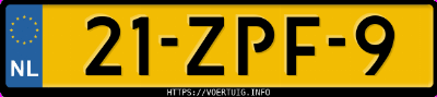 Kenteken afbeelding van 21ZPF9, zwarte Volvo S60 T3