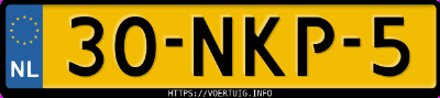 Kenteken afbeelding van 30NKP5, zwarte Volvo XC70 2.4d Fwd