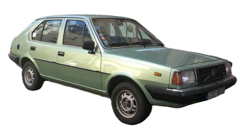 Afbeelding van FX44VS, grijze Volvo 345 Gl Automatic 