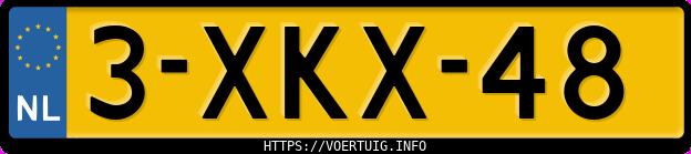 Kenteken afbeelding van 3XKX48, witte Volvo XC60 T5 Drive