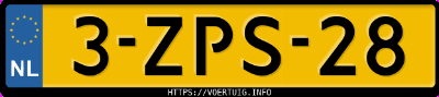 Kenteken afbeelding van 3ZPS28, zwarte Volvo XC60 D4