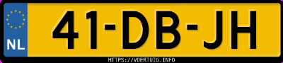 Kenteken afbeelding van 41DBJH, grijze Volvo C70 2.4t