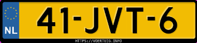 Kenteken afbeelding van 41JVT6, zwarte Volvo V70 D5