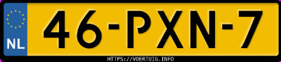 Kenteken afbeelding van 46PXN7, grijze Volvo C70 2.0t
