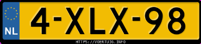 Kenteken afbeelding van 4XLX98, grijze Volvo XC90 D5 Awd R