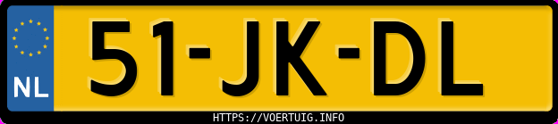 Kenteken afbeelding van 51JKDL, paarse Volvo S40 1.8 1.8i