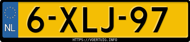 Kenteken afbeelding van 6XLJ97, bruine Volvo V70 T4