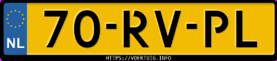 Kenteken afbeelding van 70RVPL, grijze Volvo XC90