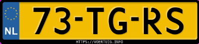 Kenteken afbeelding van 73TGRS, zwarte Volvo XC90 2.5t Awd