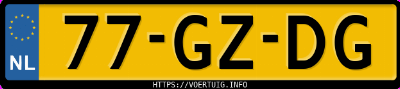 Kenteken afbeelding van 77GZDG, grijze Volvo S80 2.4t