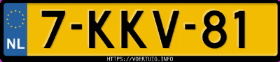 Kenteken afbeelding van 7KKV81, grijze Volvo V70 D5