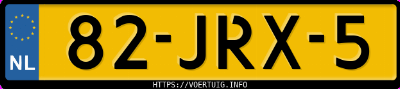 Kenteken afbeelding van 82JRX5, grijze Volvo XC90 3.2 Awd