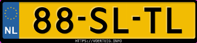 Kenteken afbeelding van 88SLTL, grijze Volvo V50 2.4