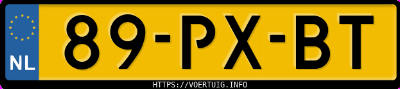 Kenteken afbeelding van 89PXBT, grijze Volvo S40 2.0 T
