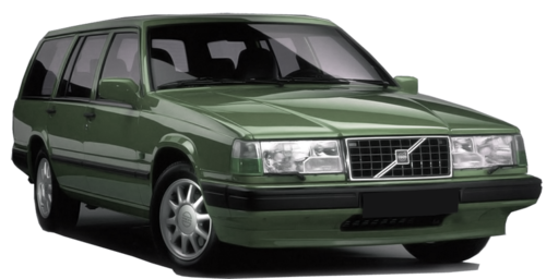 Afbeelding van SRNN96, groene Volvo 940 Polar 2.3 stationwagen