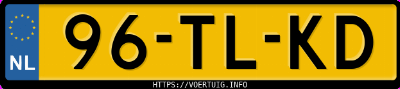 Kenteken afbeelding van 96TLKD, grijze Volvo XC70 2.5t Awd