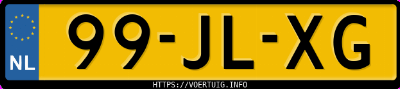 Kenteken afbeelding van 99JLXG, beige Volvo V70 2.4