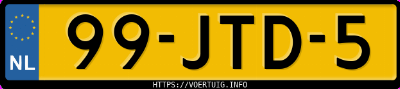 Kenteken afbeelding van 99JTD5, grijze Volvo C70 2.4i