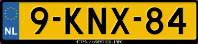 Kenteken afbeelding van 9KNX84, grijze Volvo V40 Cross Country T4
