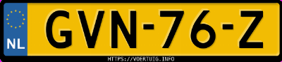 Kenteken afbeelding van GVN76Z, bruine Volvo XC90 T8 Twin Engine Awd