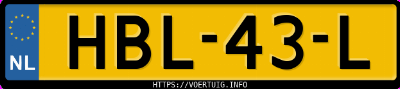 Kenteken afbeelding van HBL43L, witte Volvo XC60 T6 Twin Engine Awd
