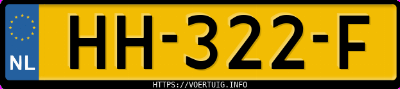 Kenteken afbeelding van HH322F, grijze Volvo XC90 T8 Twin Engine Awd