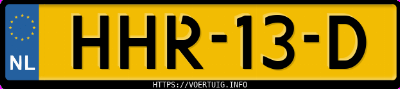 Kenteken afbeelding van HHR13D, grijze Volvo XC60 Ii Awd
