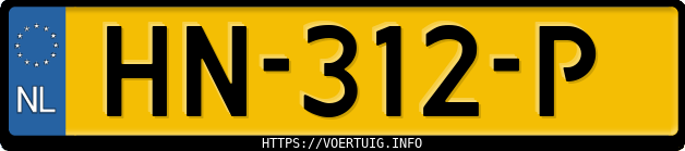 Kenteken afbeelding van HN312P, zwarte Volvo XC90 T8 Twin Engine Awd