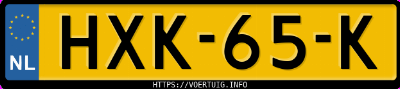 Kenteken afbeelding van HXK65K, grijze Volvo EX90 Twin Motor Awd