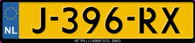 Kenteken afbeelding van J396RX, blauwe Volvo XC40 T5 Recharge