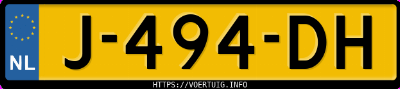 Kenteken afbeelding van J494DH, grijze Volvo V60 T6 Twin Engine Recharge Awd
