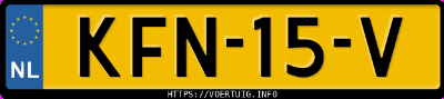 Kenteken afbeelding van KFN15V, witte Volvo XC90 T8 Twin Engine Awd