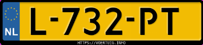 Kenteken afbeelding van L732PT, zwarte Volvo XC40 T4