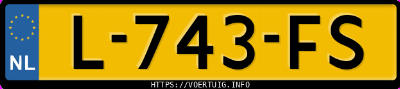 Kenteken afbeelding van L743FS, grijze Volvo XC60 2.0 B5 Mild Hybrid