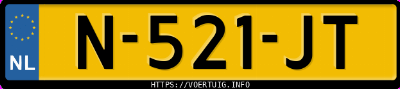 Kenteken afbeelding van N521JT, grijze Volvo V90 Cross Country Ii Awd