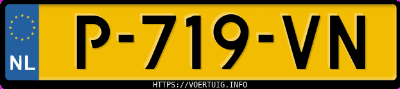 Kenteken afbeelding van P719VN, witte Volvo XC40 B4