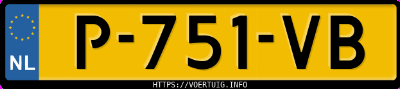 Kenteken afbeelding van P751VB, grijze Volvo XC40 T4 Twin Engine