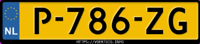Kenteken afbeelding van P786ZG, zwarte Volvo XC90 T8 Twin Engine Awd