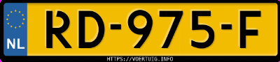 Kenteken afbeelding van RD975F, grijze Volvo XC70 D4