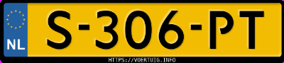 Kenteken afbeelding van S306PT, grijze Volvo XC60 T8 Twin Engine Awd